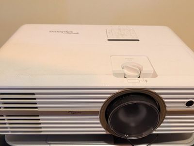 Optoma UHD60 4K Ultra HD DLP Home Theater Projector - HDMI, USB, RJ-45