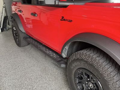 Genuine OEM Ford Bronco Rock Rails Running Boards - Black 4-door