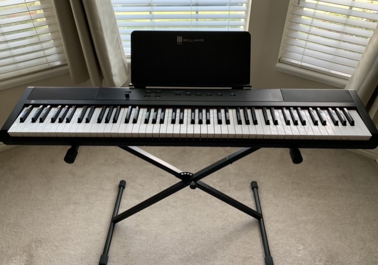 Williams 88 Touch Sensitive, Bluetooth MIDI Capabl