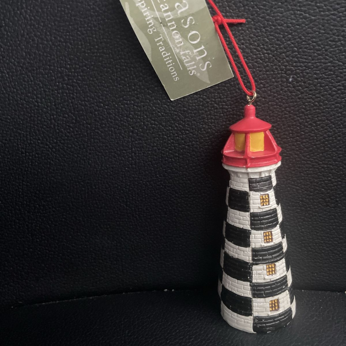 Lighthouse Christmas tree ornament new