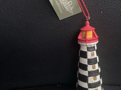 Lighthouse Christmas tree ornament new