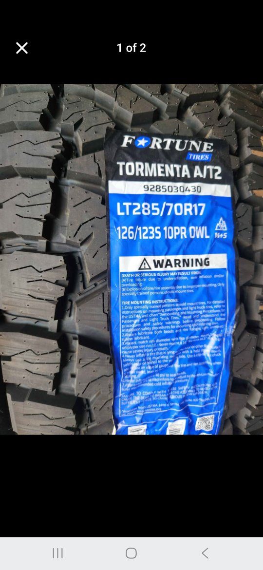 285/70r17 fortune tormenta at2