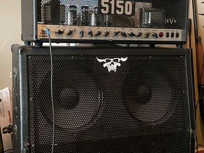 EVH 5150 Iconic 80W Guitar Amplifier Head & B-52 AT412 4x12 Guitar Speaker Cabinet