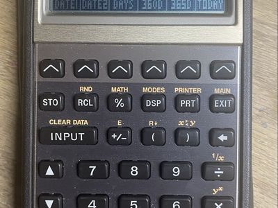 Hewlett Packard HP 17BII Business Financial Calculator - 1987
