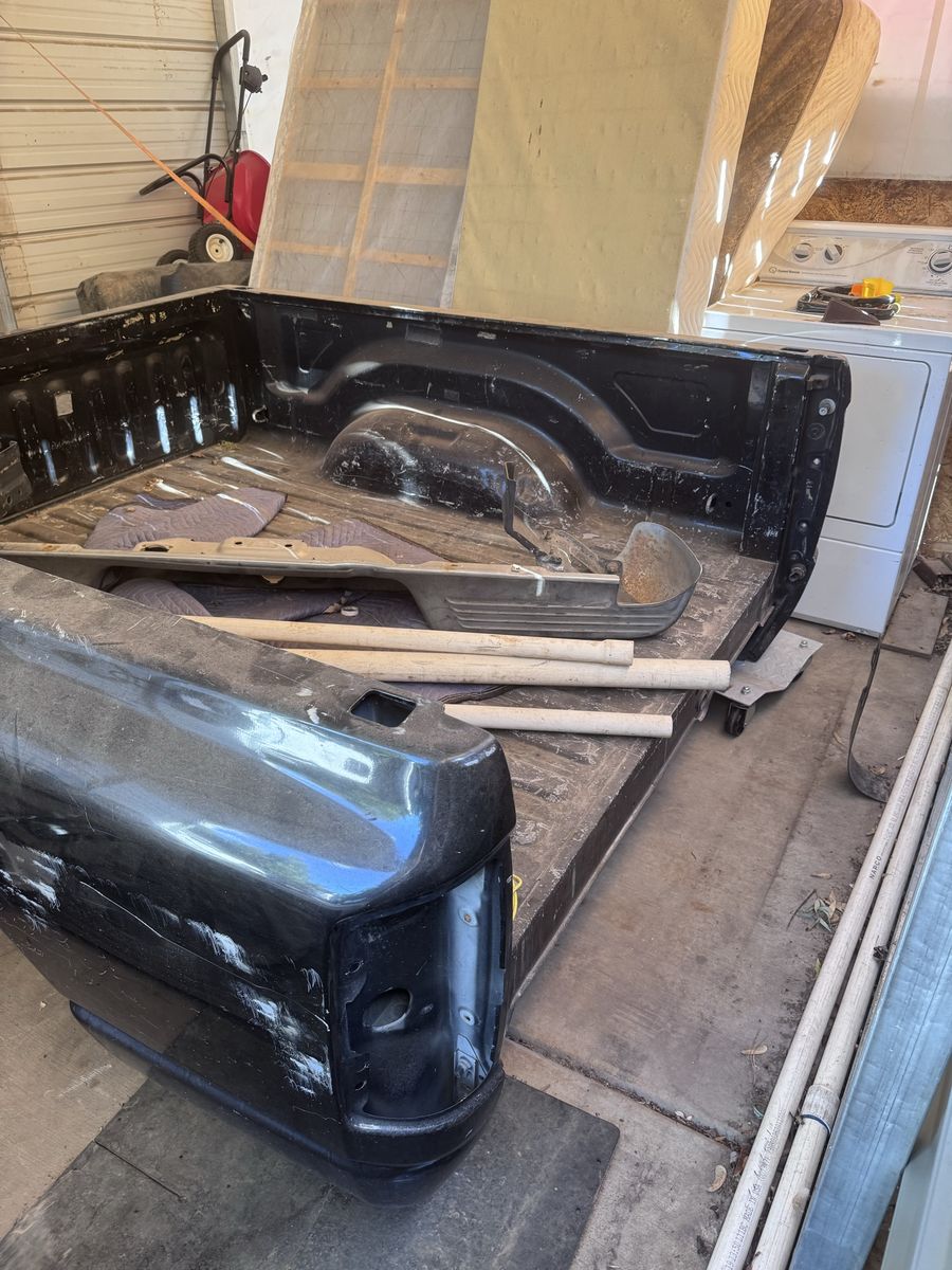 Used Black Truck Bed for Dodge Ram 1500/2500/3500 (2002-2008)