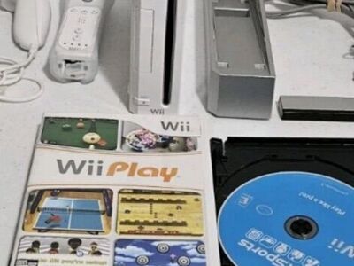 Wii Console With 2 Games