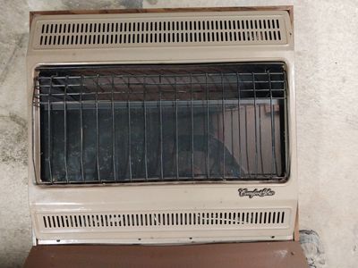 Ventless Propane Heater. 28,000 BTU. Set for Propane.