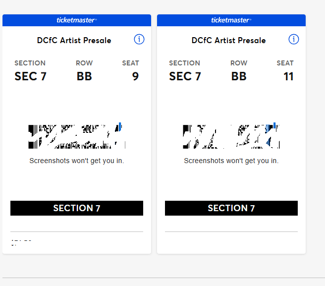 2 Death Cab for Cutie Tickets - Sandy Amphitheater - July 29, 2026 - SEC 7, Row BB, Seats 9-11