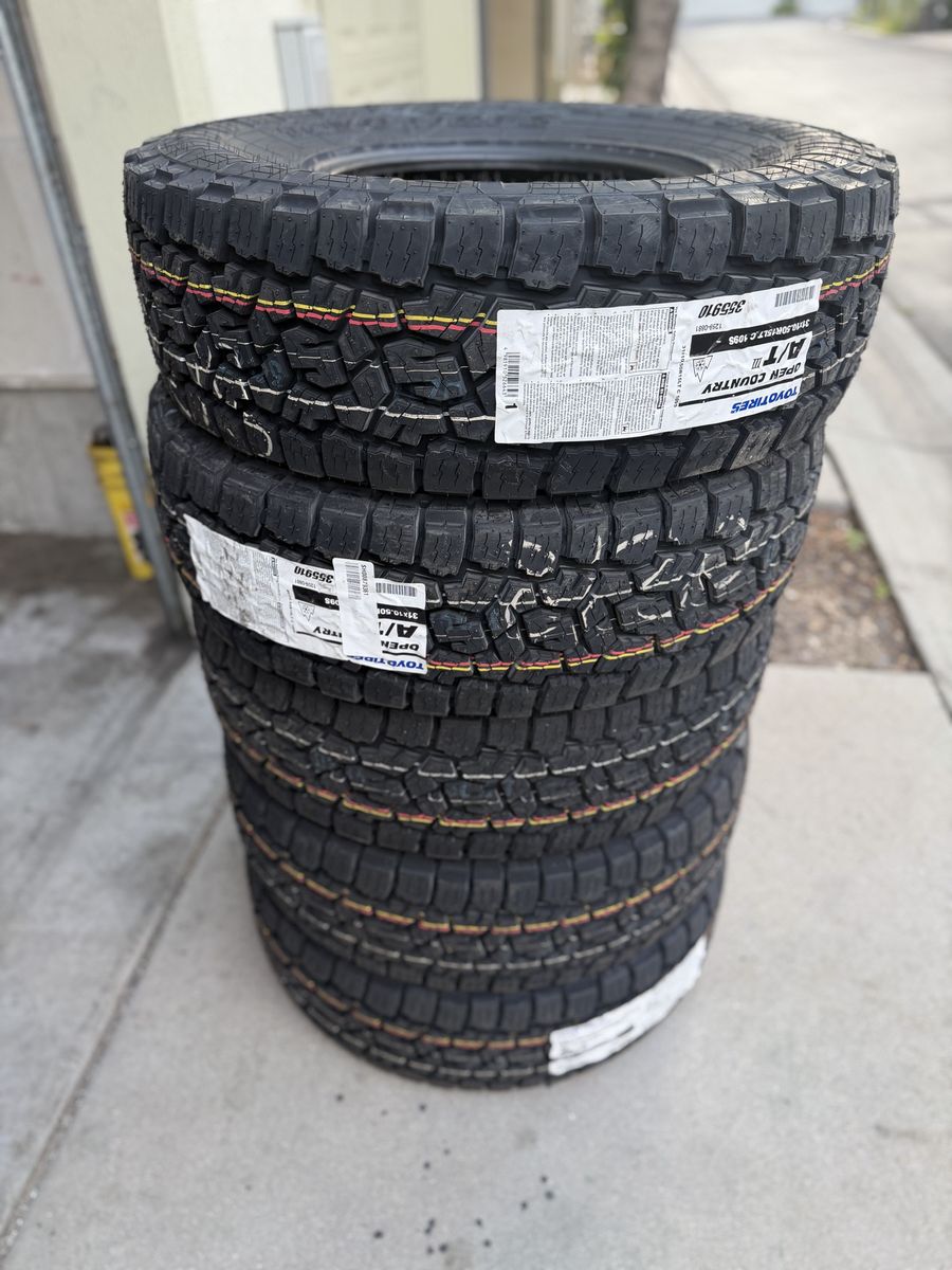 Toyo Tires Open Country A/T III 31x10.50R15LT C 109S All-Terrain Truck Tires (Set of 5) NEW