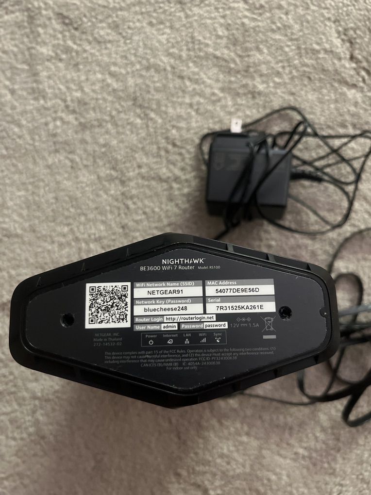 Netgear Nighthawk Internet Router
