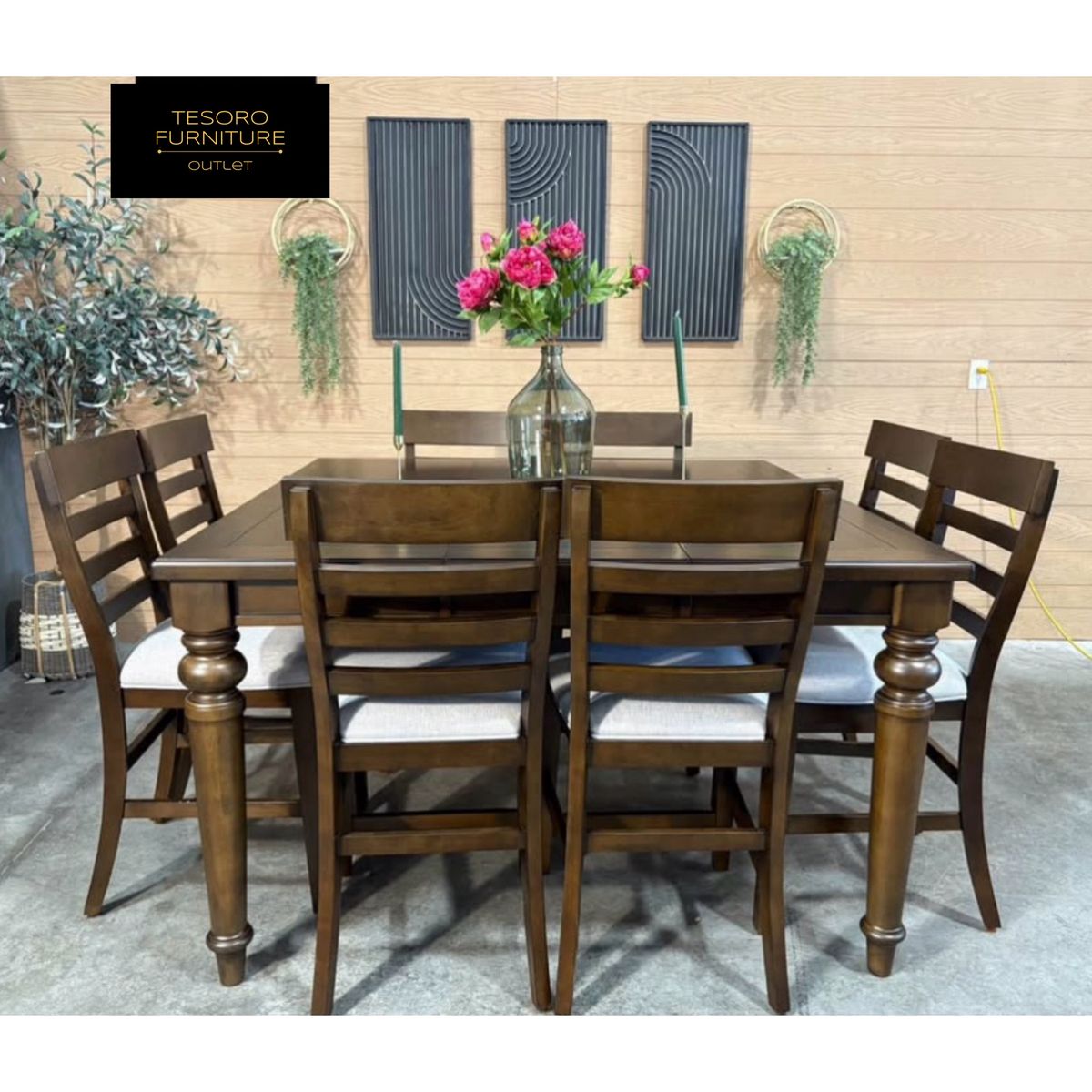 CONCORD COUNTER HEIGHT DINING SET WE OFFER DELIVERY