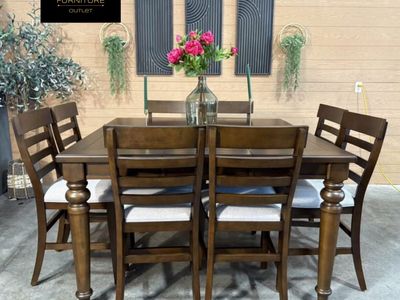 CONCORD COUNTER HEIGHT DINING SET WE OFFER DELIVERY