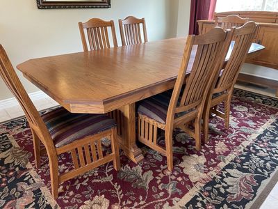 Large Dining Room Set (11 chairs) with Buffet