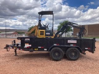 Dump Trailer, Mini Ex, Skid Steer Combo, for Rent!