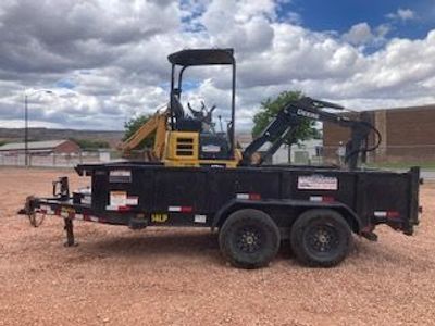 Dump Trailer, Mini Ex, Skid Steer Combo, for Rent!