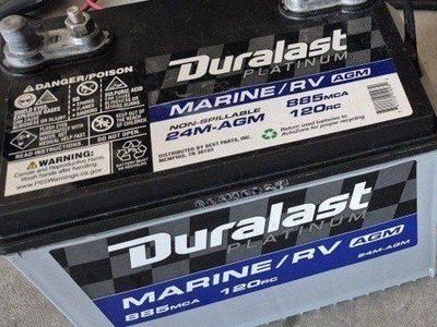 Duralast Platinum AGM Marine/RV Battery 24M-AGM