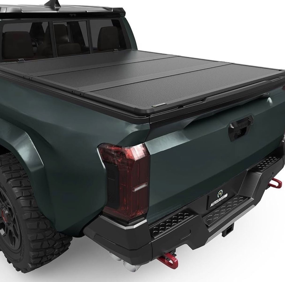 AUTOSAVER88 FRP Hard Tri-fold Truck Bed Tonneau Cover 83” long x 67” wide