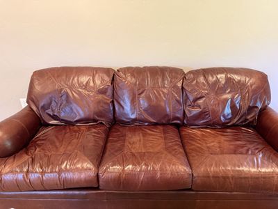 Leather couch