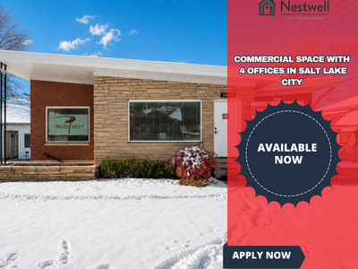 Commercial Space with 4 Offices - Salt Lake City, Great Location!