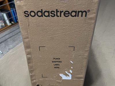SodaStream Terra Black Bundle with Bubly Drops - New, Sealed (2 Cylinders)