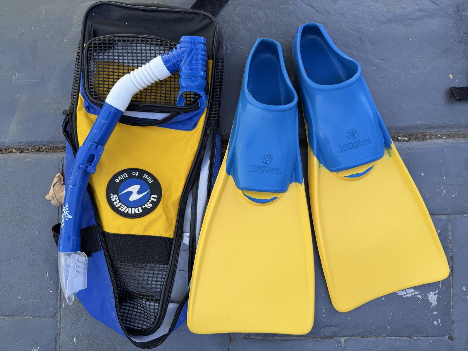 Tritan Snorkel Fins and Snorkel