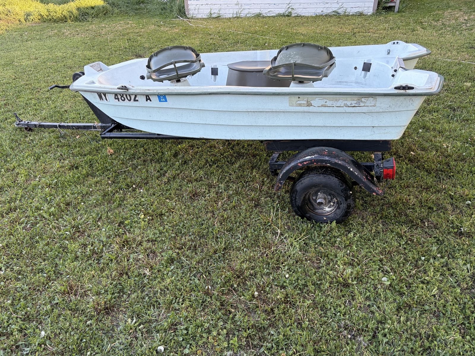 12’ Fishing Boat and Trailer