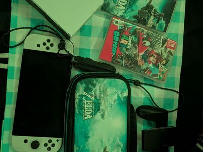 Switch 1 OLED, games, accessories