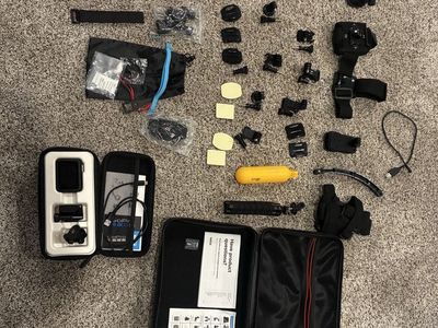 GoPro HERO8 Black + 50-Piece Accessory Bundle + Case + Mounts