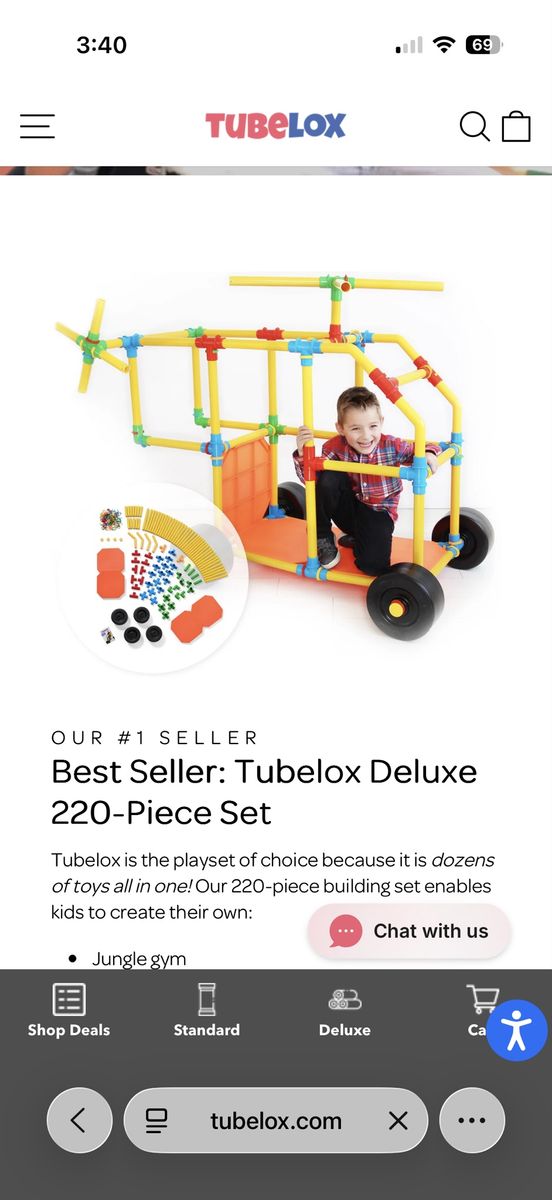 TubeLox Deluxe Set STEM TOY