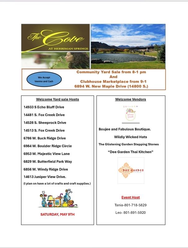 Multi Family Yard Sale