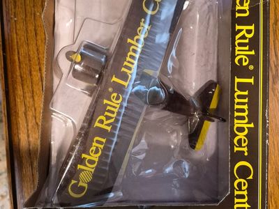 Vintage 1932 Stearman Bi-Plane Bank First Edition