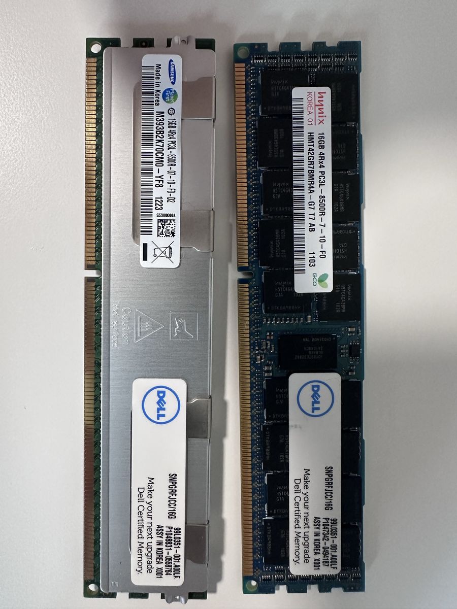 Dell DDR3 server memory 16gb