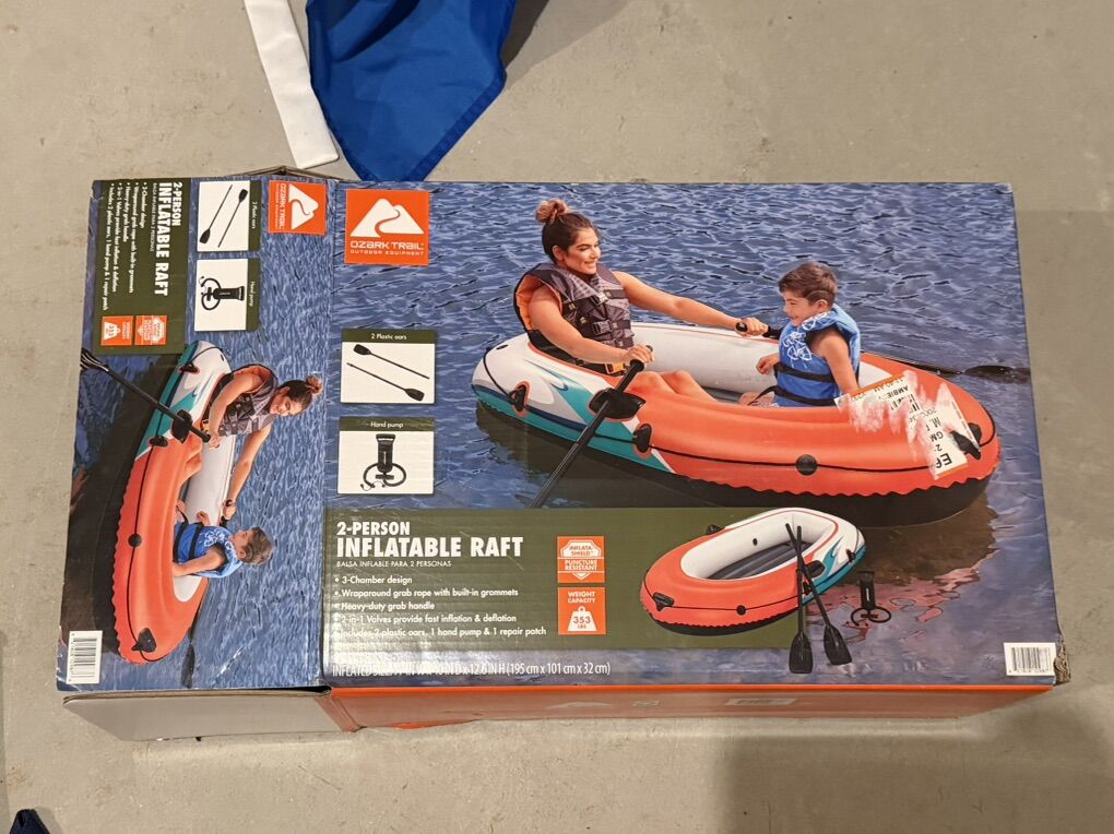 Ozark Trail 2-Person Inflatable Raft
