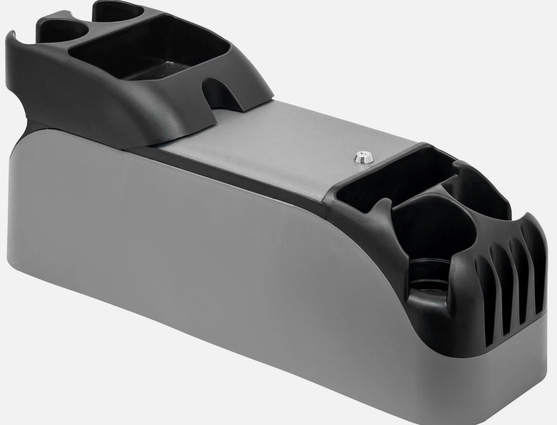 Universal center Car/Truck/Van Console Organizer Cup Holder and Storage Floor W/O KEY