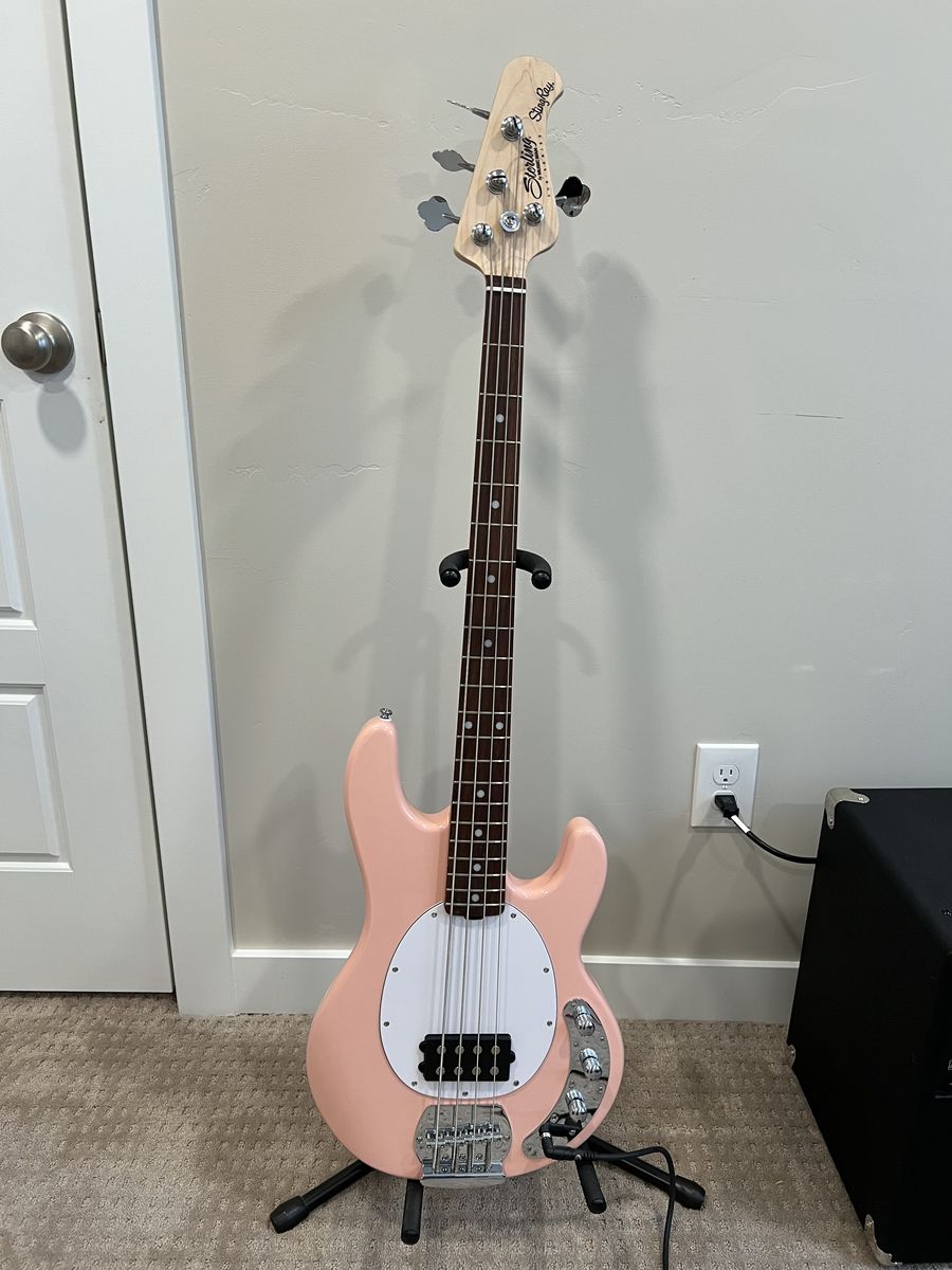 Sterling by Music Man SUB Series StingRay Electric Bass Guitar - Pink