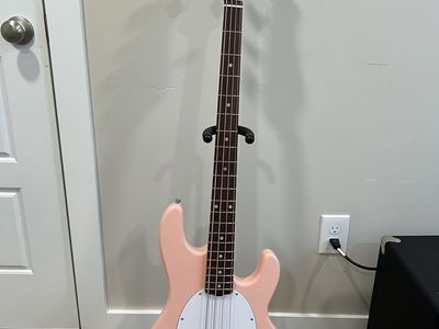 Sterling by Music Man SUB Series StingRay Electric Bass Guitar - Pink