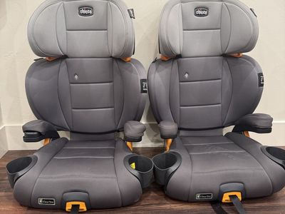 Chicco ClearTex High-Back Booster Car Seats - Pair