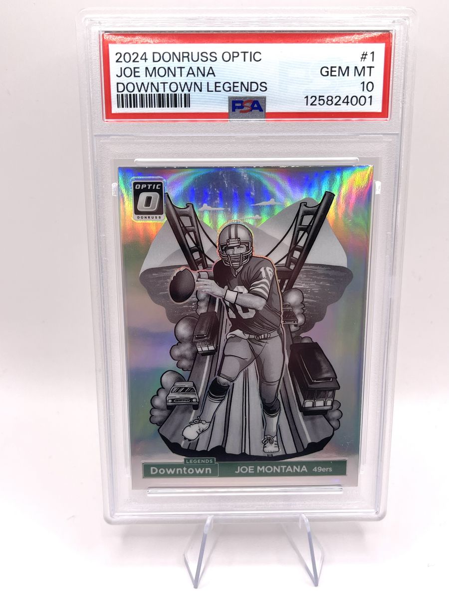 Joe Montana Donruss Optic Downtown PSA 10