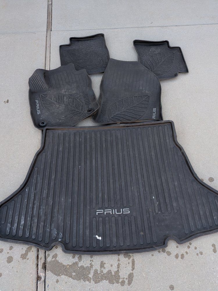 Prius 2018 Rubber mats.