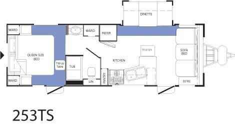 2006 Komfort M-253TS 27ft Bumper Pull Travel Trailer