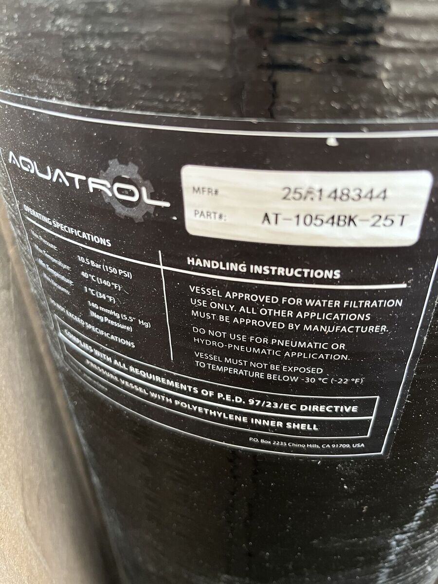 Aquatrol - Poly Wound Pressure Vessels Base 2.5" NPT