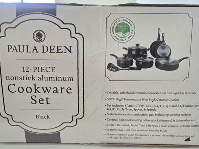 NEW 12 PC COOKWARE SET