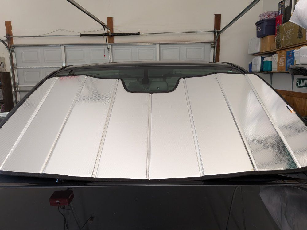 Folding Car Windshield Sunshade with Storage Bag