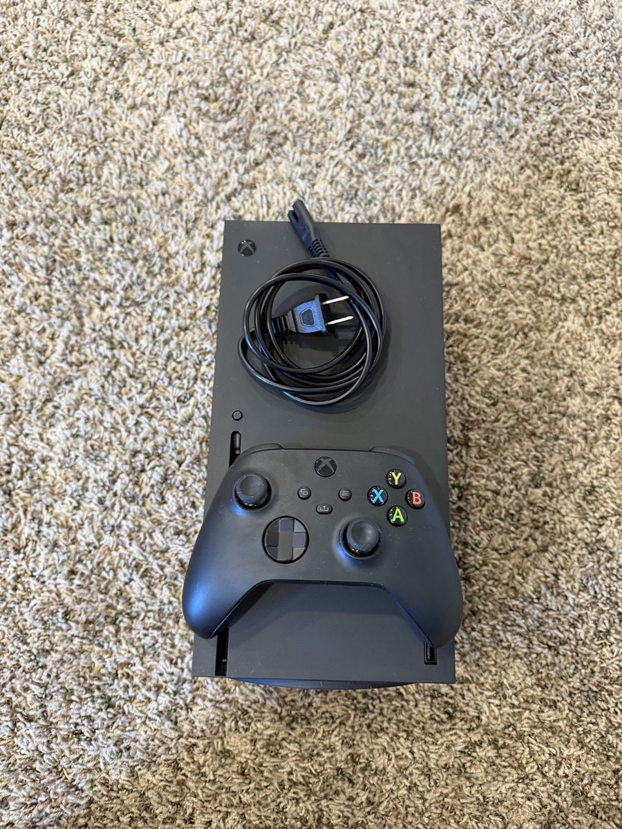 Microsoft Xbox Series X 1TB Console with Wireless Controller & Power Cable - Black, Used