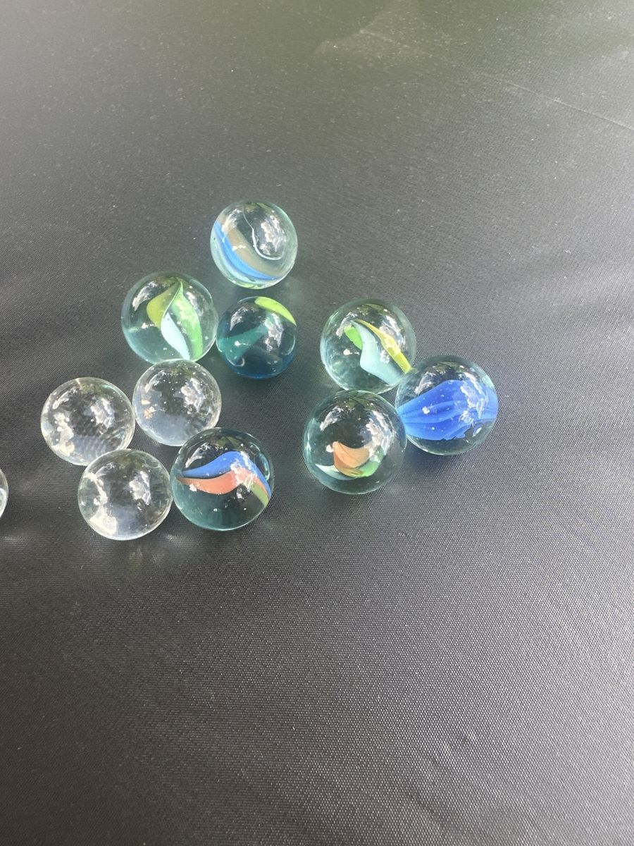 Assorted Glass Marbles - Classic Game Pieces