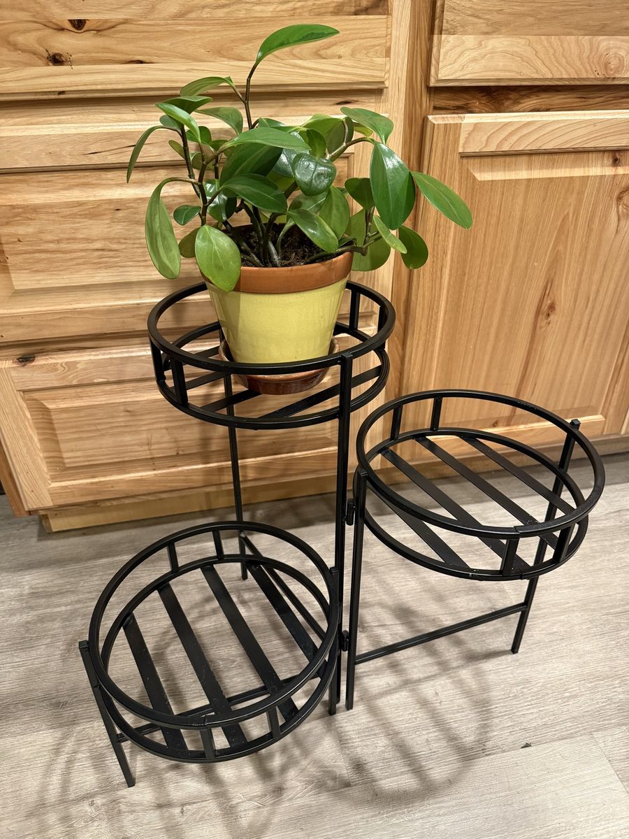 3-tier folding plant stand/ indoor plant