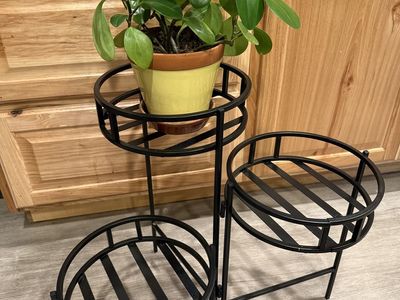 3-tier folding plant stand/ indoor plant
