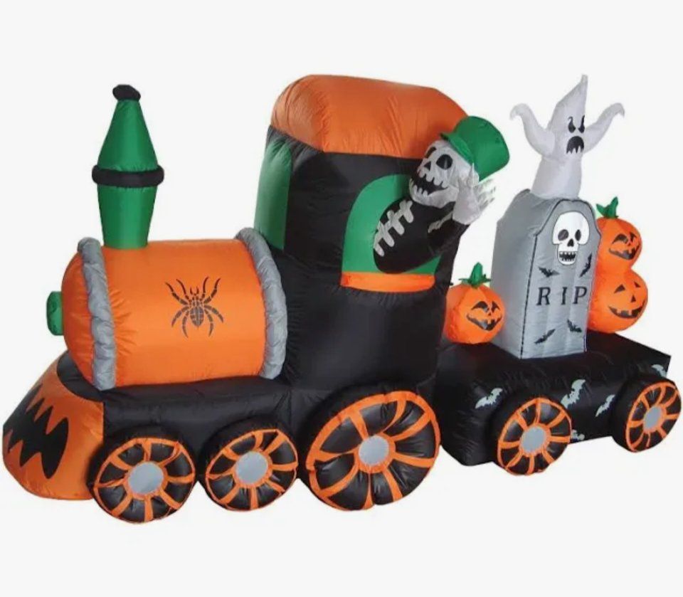 Inflatable Halloween Train- Yard Decoration