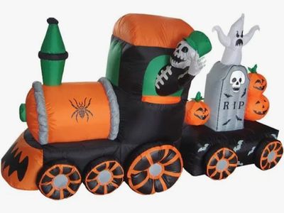 Inflatable Halloween Train- Yard Decoration