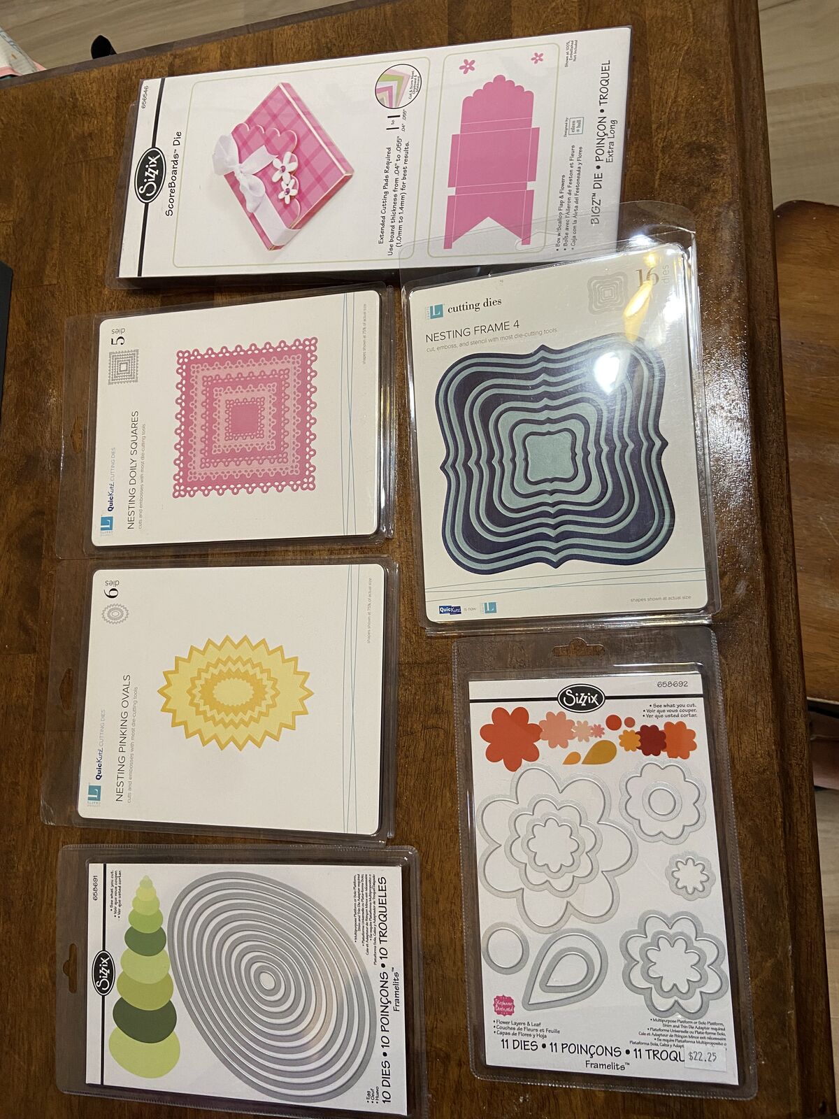 Die cutter, epic six, QuicKutz, Sizziks dies